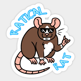 Ratical Rat Sticker